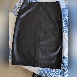 ZARA faux leather pencil skirt